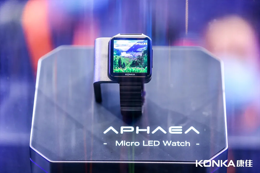 亚盈Micro LED手表APHAEA Watch全球首发，开启“未来芯视界”